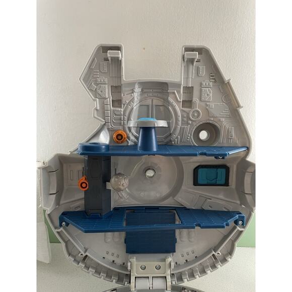 STAR WARS 2011 HASBRO GALACTIC HEROES MILLENNIUM FALCON SPACE SHIP TOY VEHICLE - Picture 11 of 12